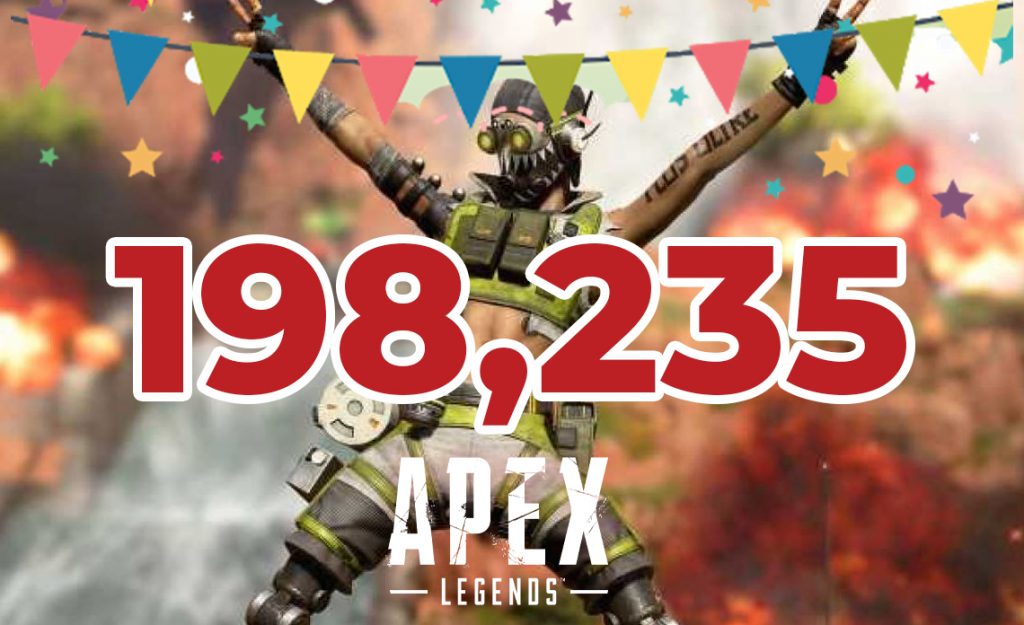 2. Apex Legends hits 198235 concurrents Steam players and set the record