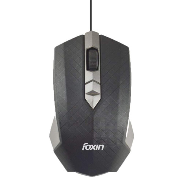 FOXIN Foxin Smart Grey Wired Optical Mouse Grey