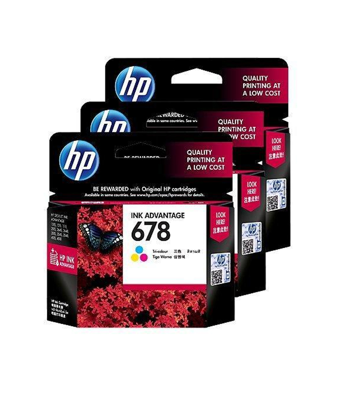 HP (678 Color Ink Cartridge) - Saboo 