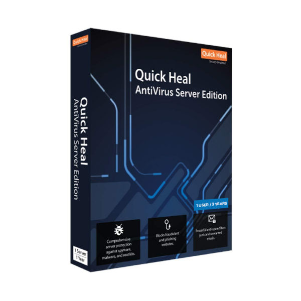 QUICKHEAL SOFTWARE QUICKHEAL SERVER EDITION 1USER3YEAR 700X800