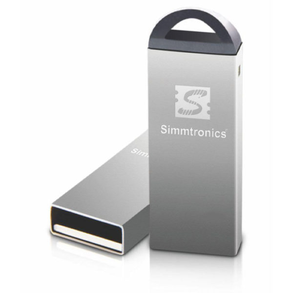 SIMMTRONIC PEN DRIVE SIMMTRONICS 16 32 64 GB METAL BODY 700X800