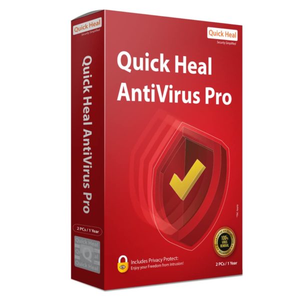 Quick Heal Antivirus Pro - 2 Users 1 Year