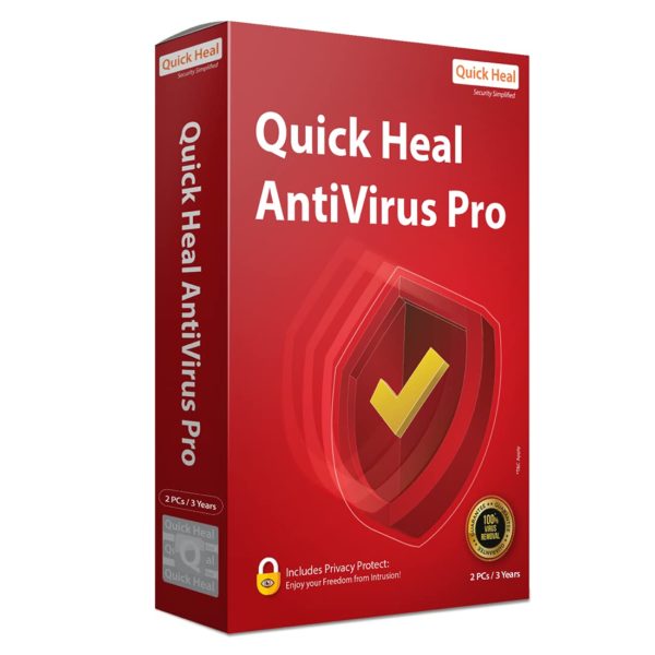 Quick Heal Antivirus Pro – 2 Users 3 Years