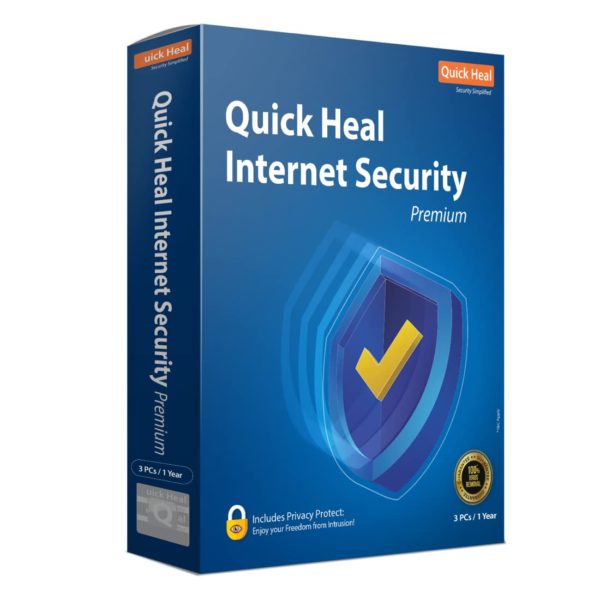 Quick Heal Internet Security Antivirus - 3 Users 1 Year