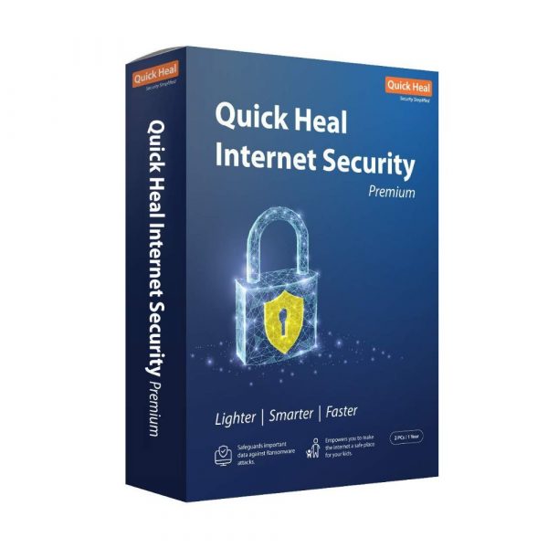 Quick Heal Internet Security Antivirus - 2 Users 1 Year